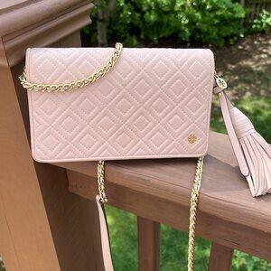 Tory Burch quilted crossbody wallet/purse/shoulder bag